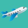 Airplane Icon Graphic