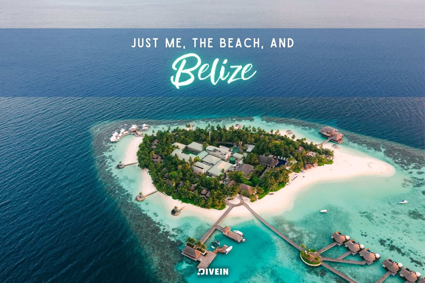 belize beach captions