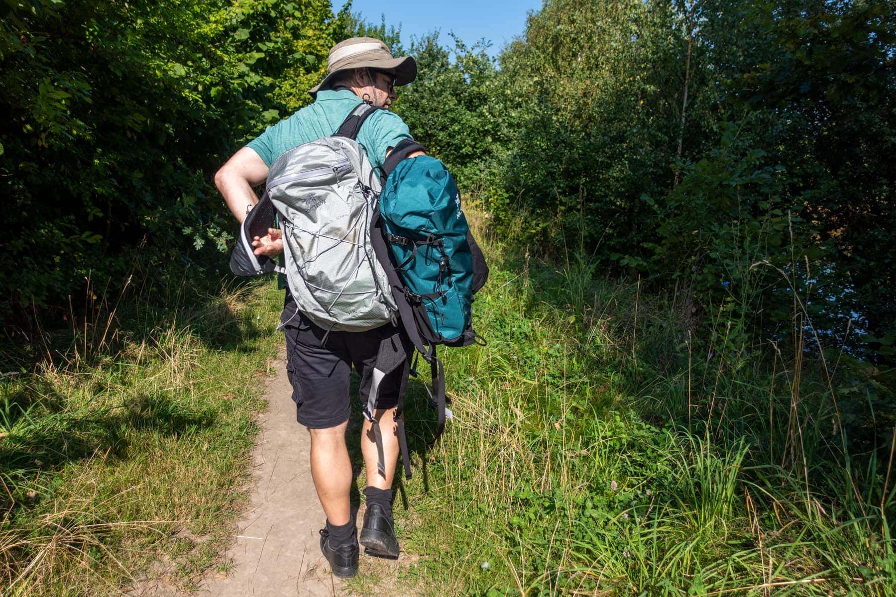 Daypacks Worn While Walking