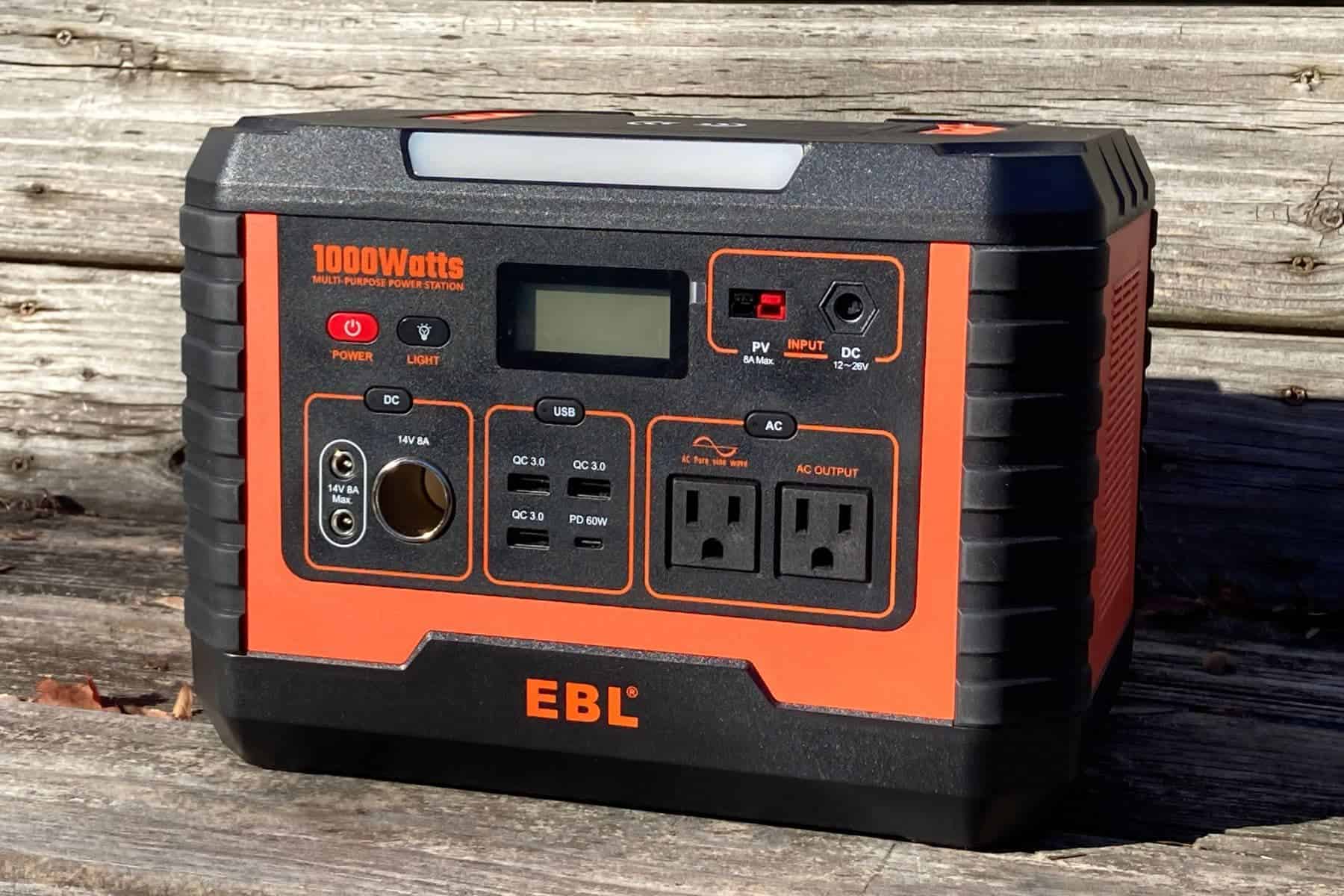 EBL Portable Power Station Voyager 1000