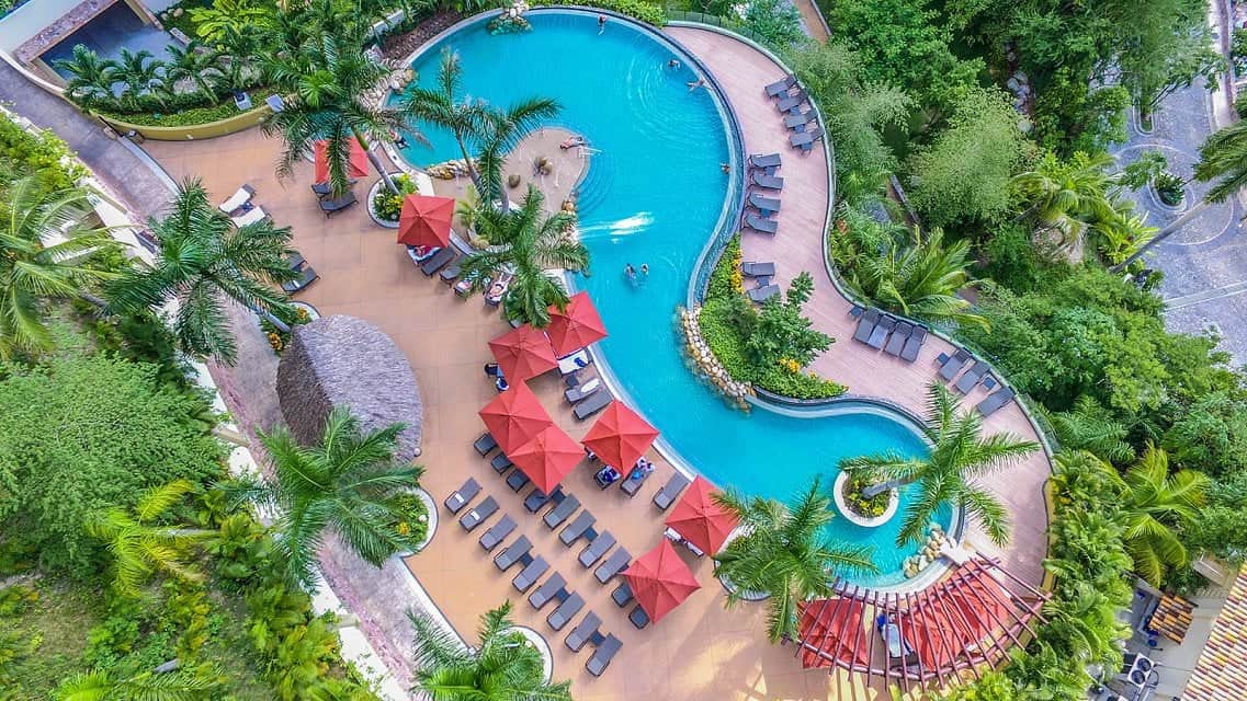 Garza Blanca Preserve Resort Spa Panoramic Pool Birds Eye