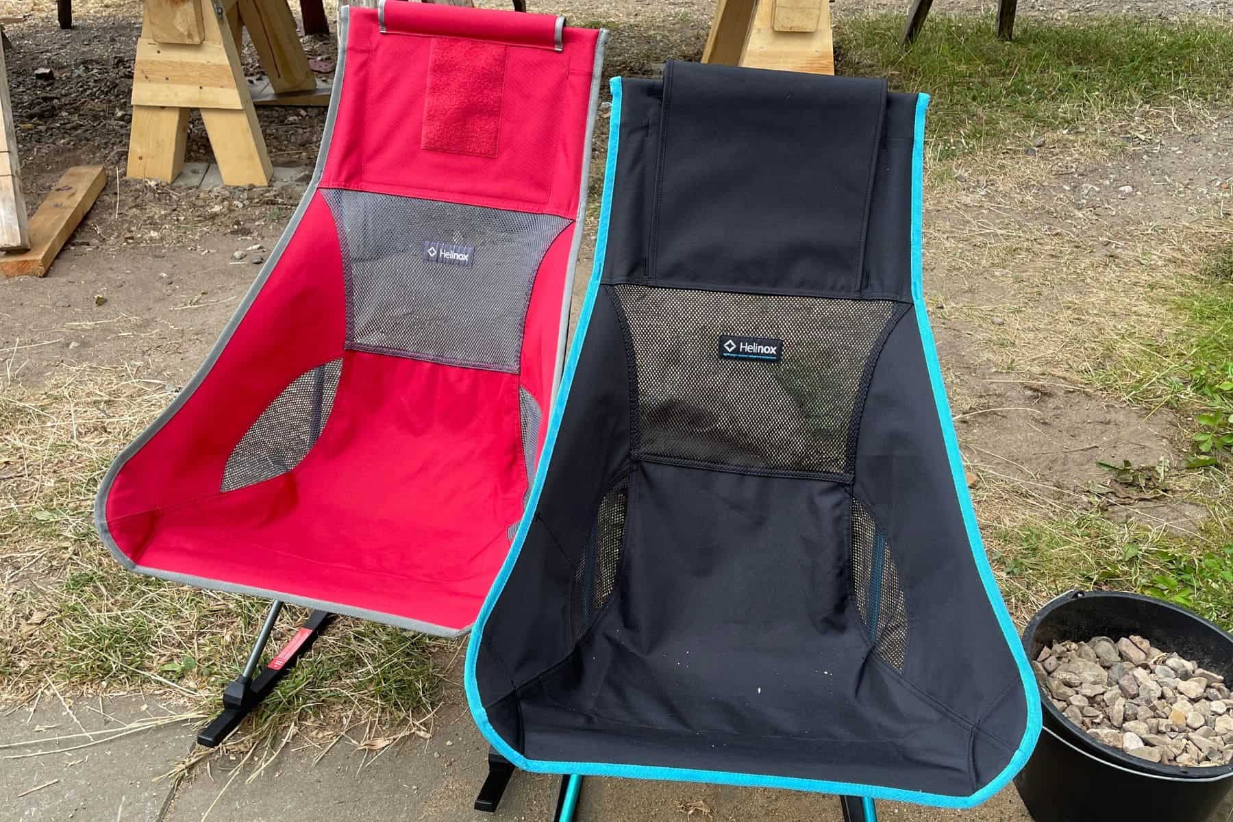 The Helinox Zero High Back is a more comfortable yet less portable alternative to the ultra-lightweight backpacking-friendly model.