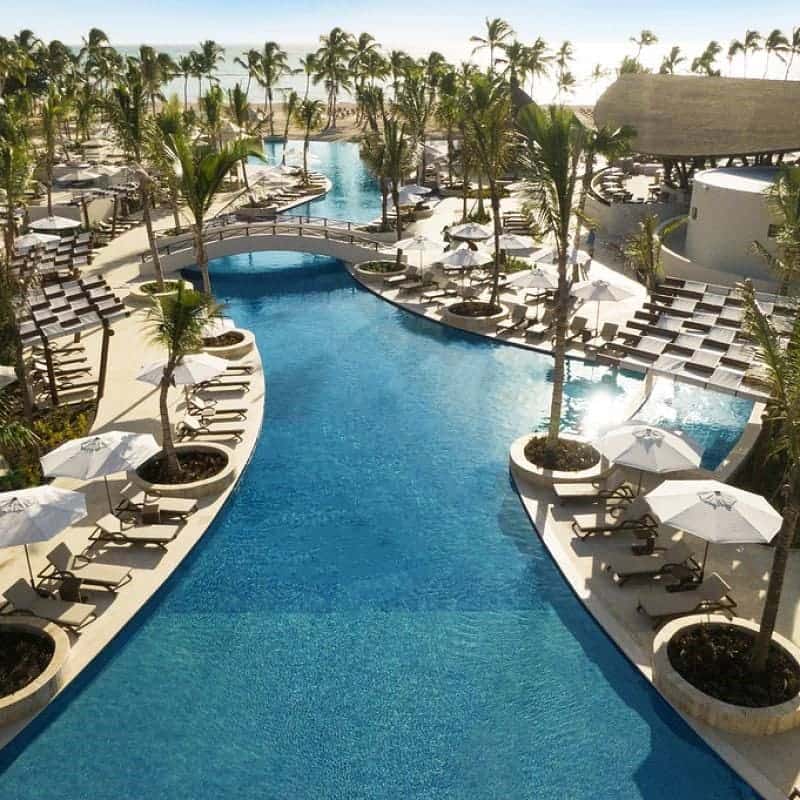 Hyatt Ziva Cap Cana Main Pool Aerial