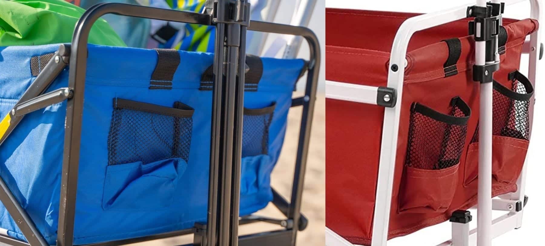 The mesh pockets are standard must-haves for all beach wagons. 
