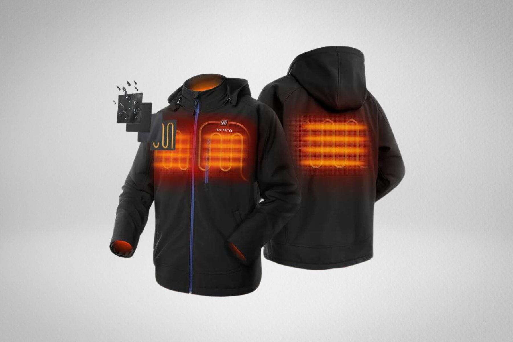 Ororo Classic Mens Heated Jacket