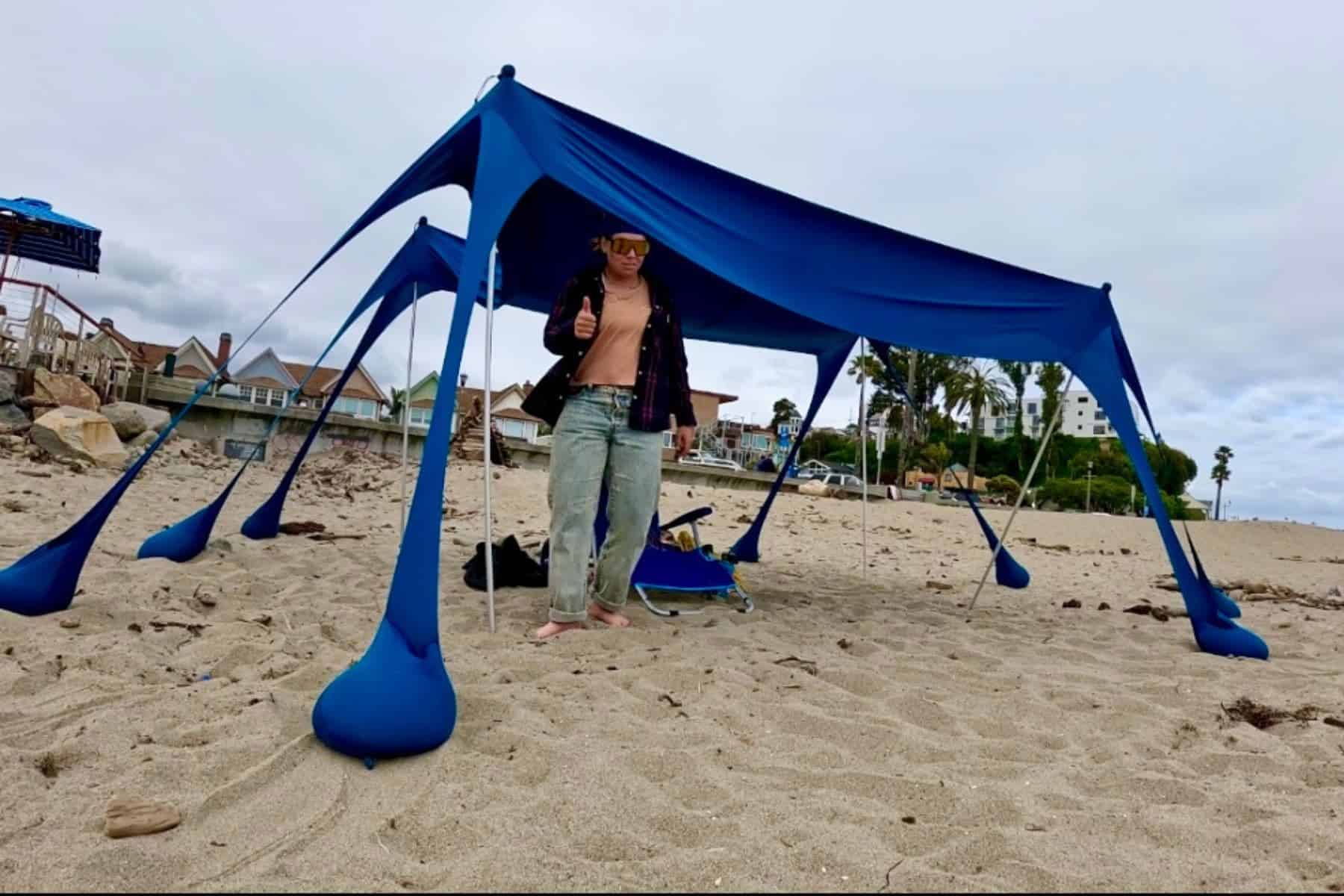 Osoeri Beach Tent Sand Under Tent