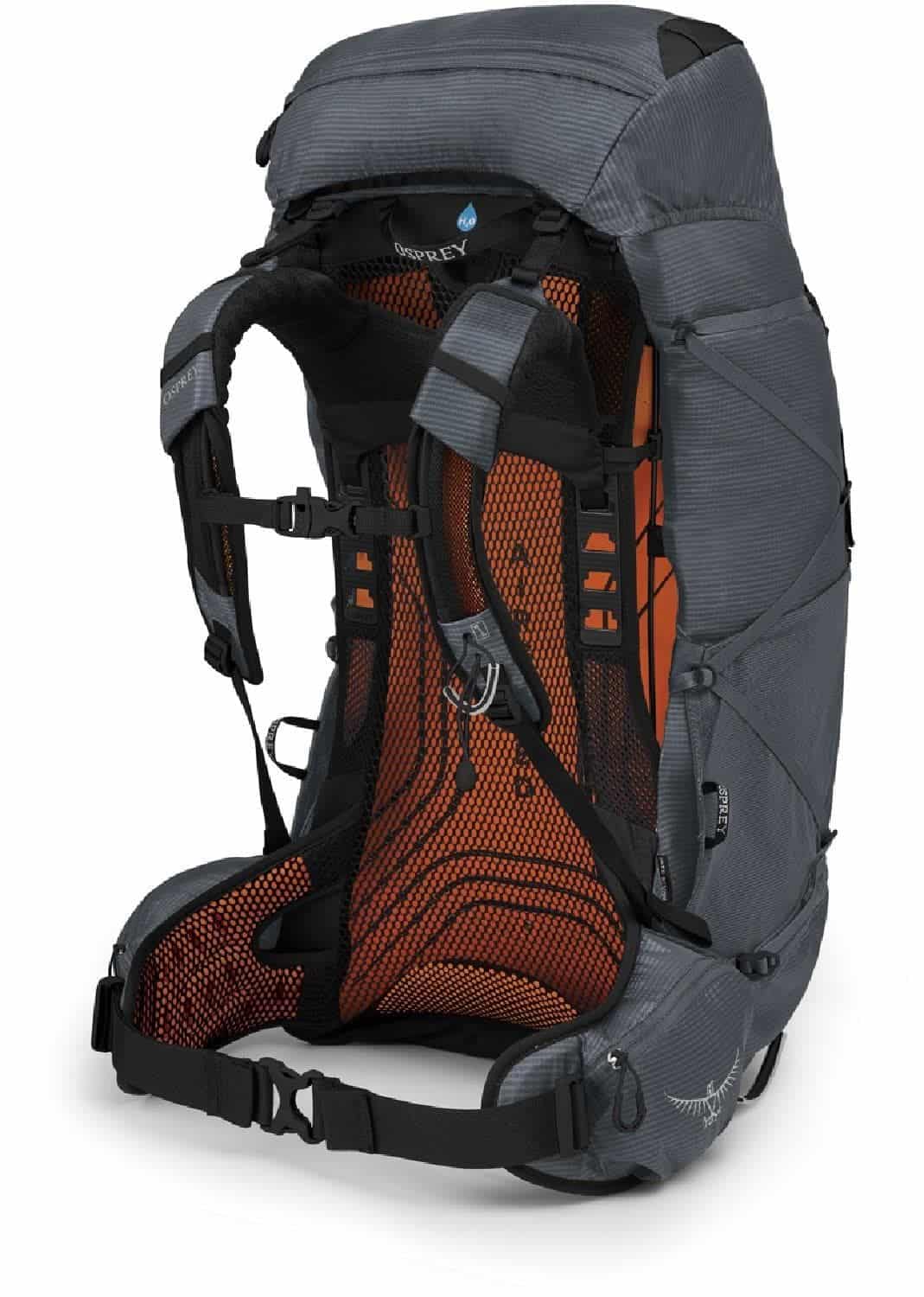 Osprey Exos 58 Backpack Grey Back