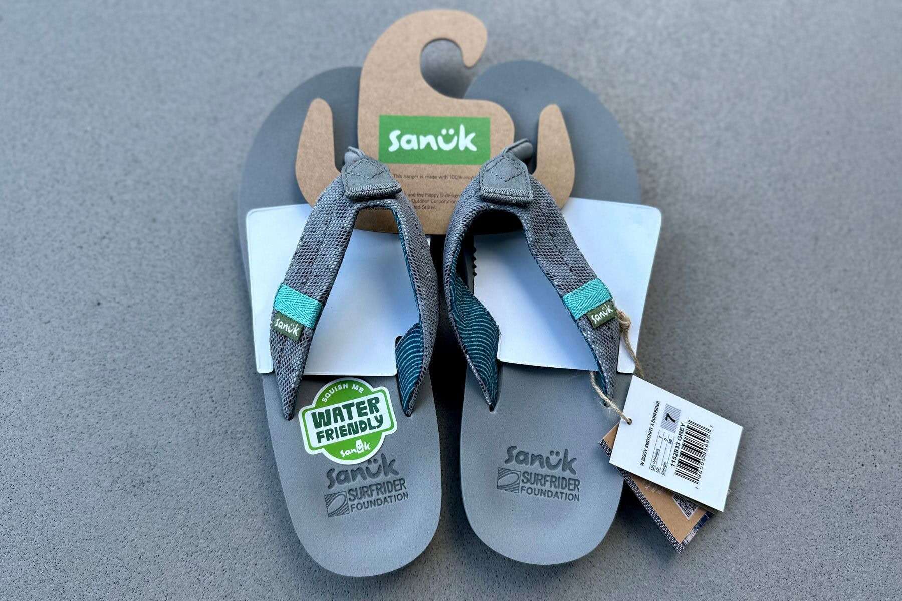 Sanuk Ziggy Switchfit X Surfrider Flip Flops Hang