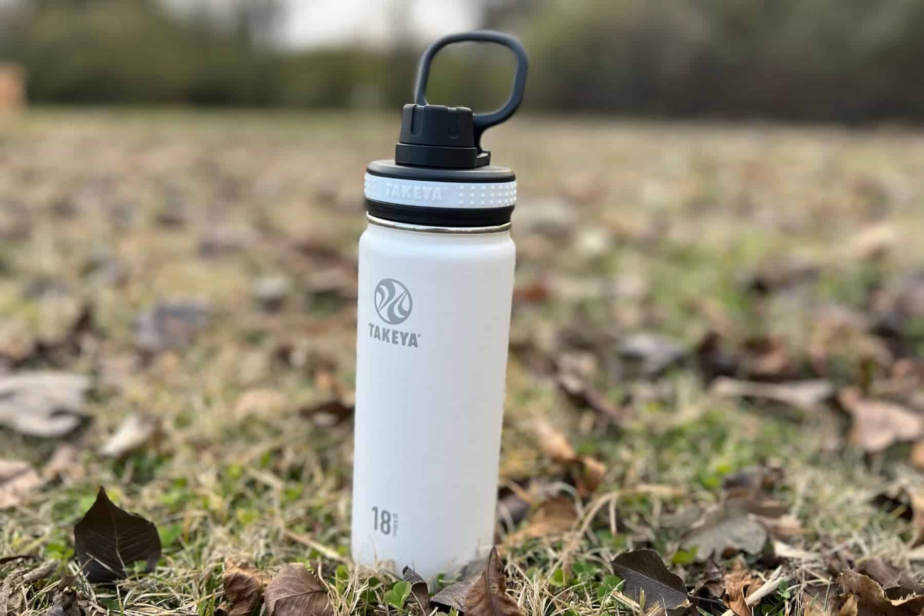 Takeya Original Water Bottle On Ground
