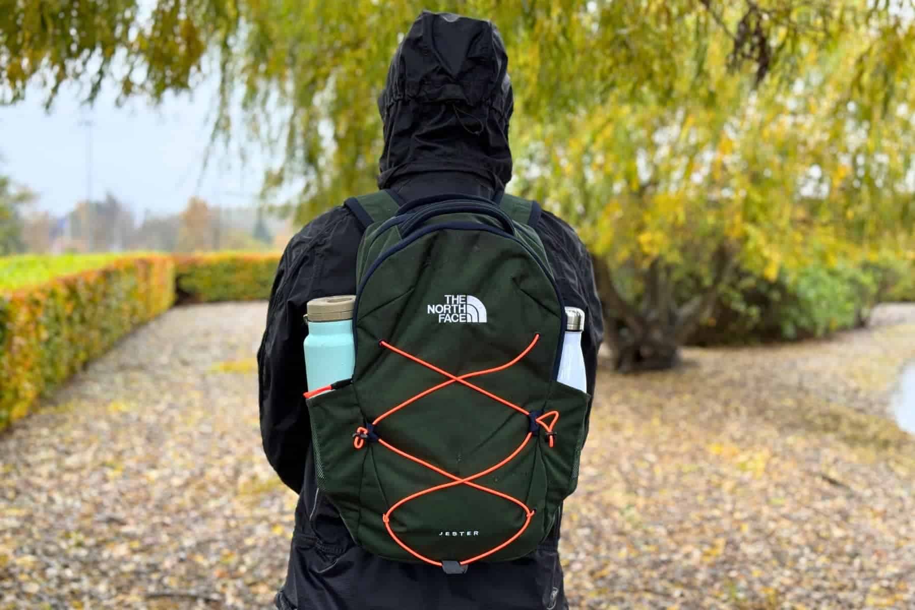 The Northface Jester Backpack Water Bottle Pocket