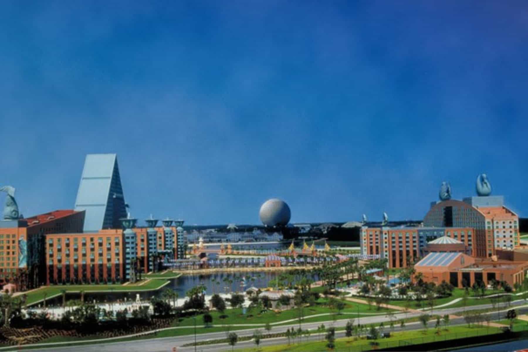 Walt Disney World Swan And Dolphin Resorts Aerial