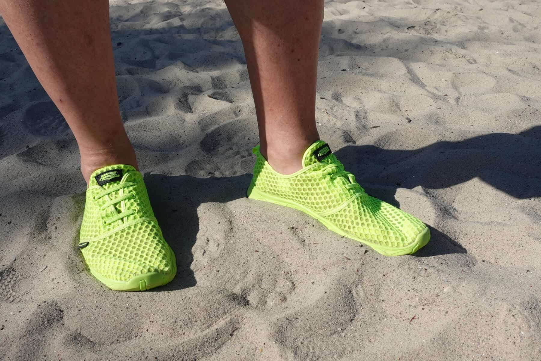 Wave Runner Shoes On The Sand