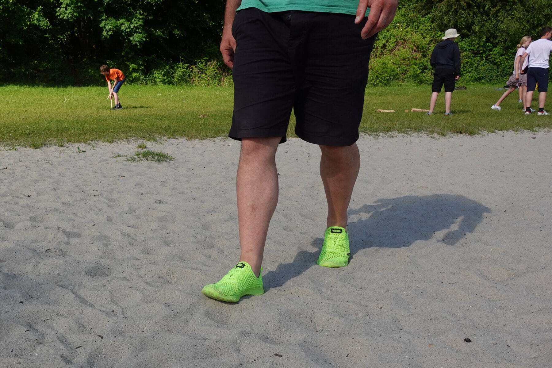 Wave Runner Shoes Walking On The Sand